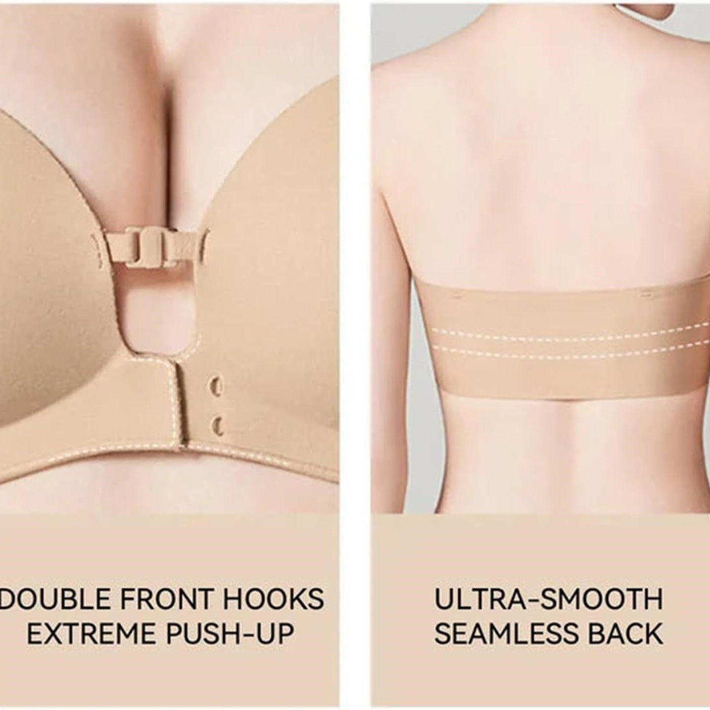 Convertible Strapless Push Up Bra